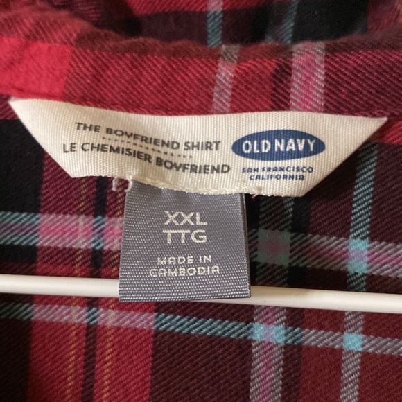 Old Navy flannel shirt XXL - Picture 2 of 3